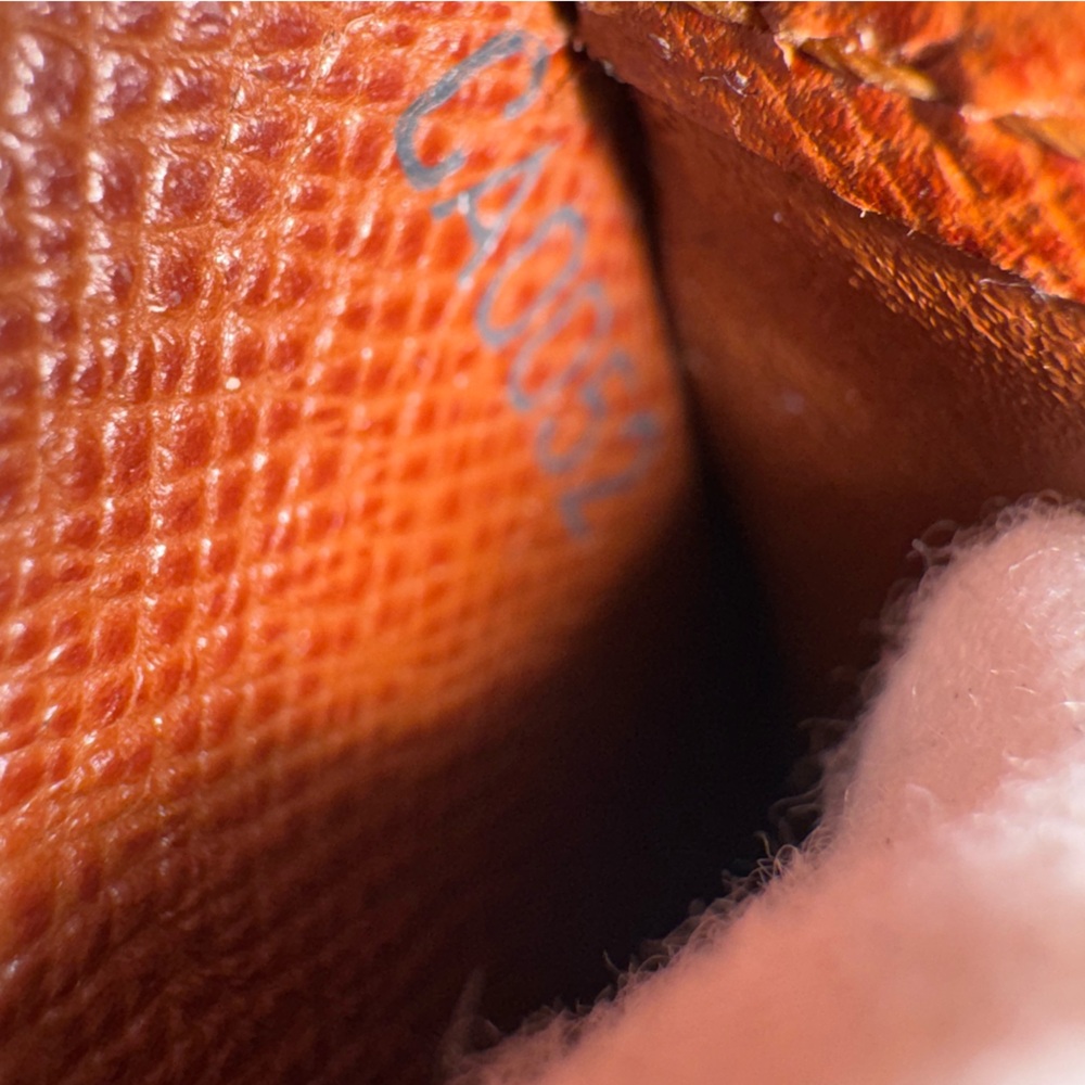 Louis Vuitton French purse, wallet, monogram, vintage kiss Lock brown gold - Picture 15 of 16